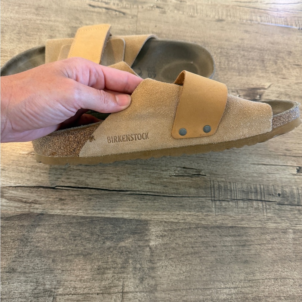 Birkenstock Kyoto Slide in Taupe and Light Beige, excellent, size 40 - Picture 4 of 8